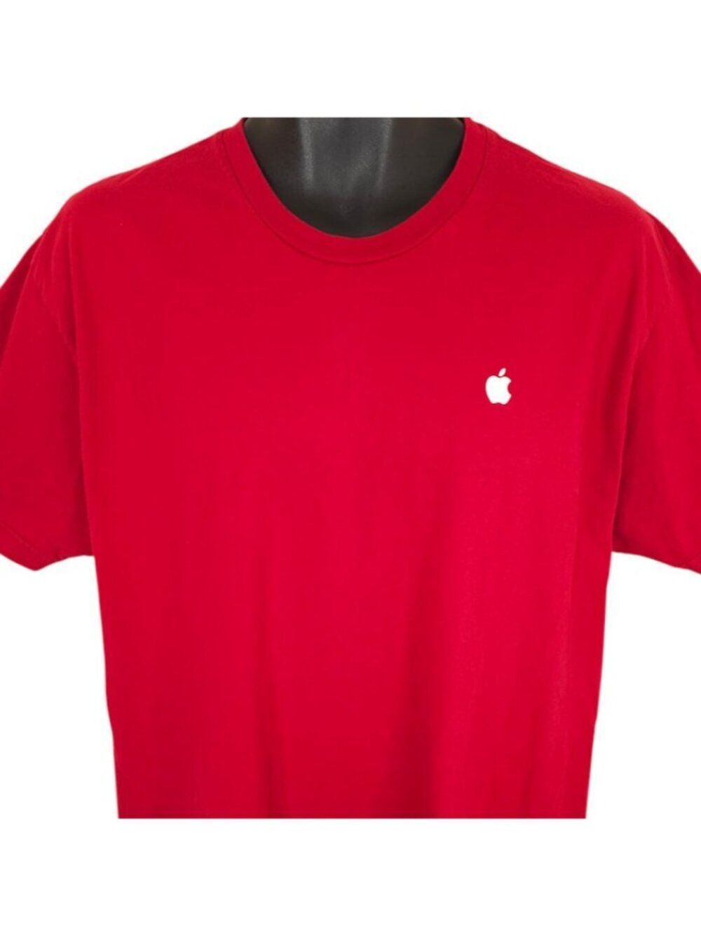 Apple T Shirt Mens Size Large Red Computing Technology Made In USA